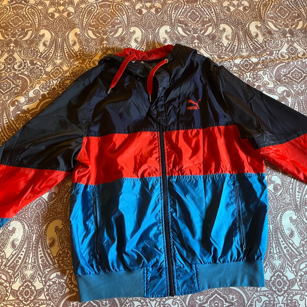 Puma hooded windbreaker